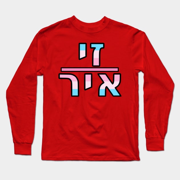 She/Her (Yiddish) Long Sleeve T-Shirt by dikleyt